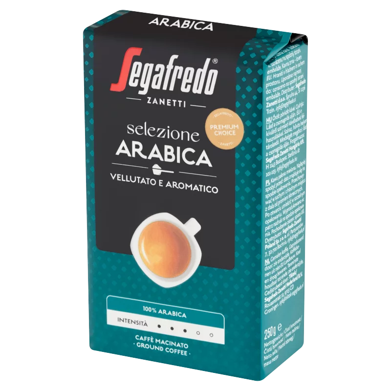 Segafredo Zanetti Selezione Arabica őrölt, pörkölt kávé 250 g