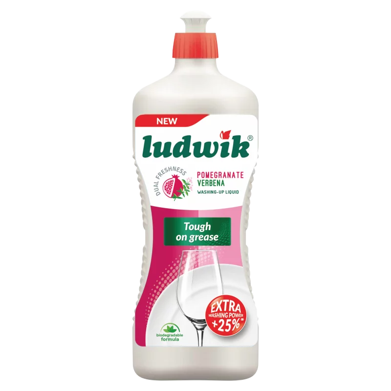 Ludwik gránátalma és verbena illatú mosogatószer 900 g