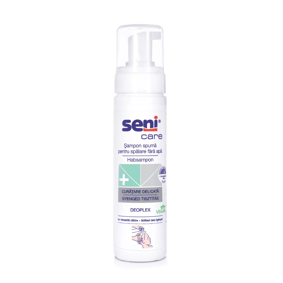 Seni Care habsampon 200ml víz használat nélkül