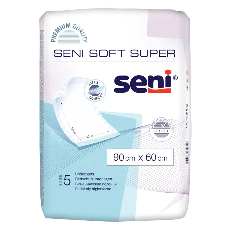 Seni Soft Super betegalátét 5db 90X60cm