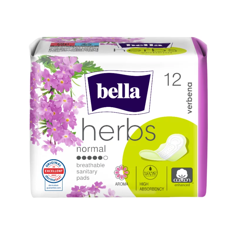 Bella Herbs egészségügyi betét 12db Vasfű