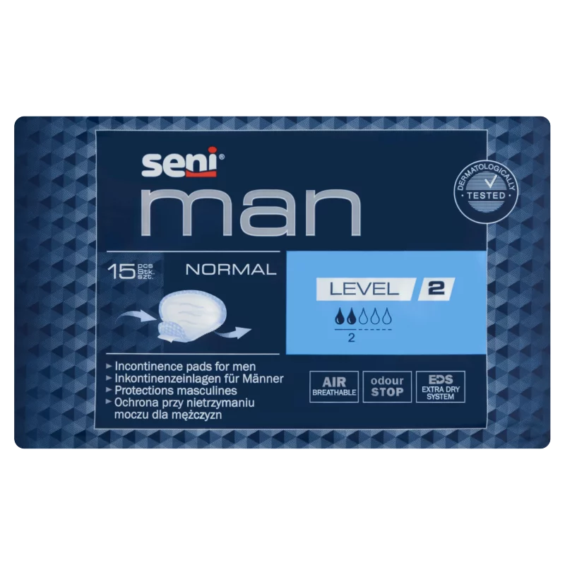 Seni Man Normal inkontinencia betétek férfiak számára 15 db
