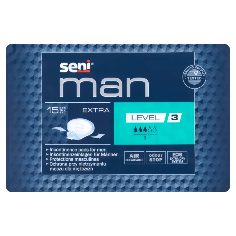 Seni Man Extra inkontinencia betétek férfiak számára 15 db