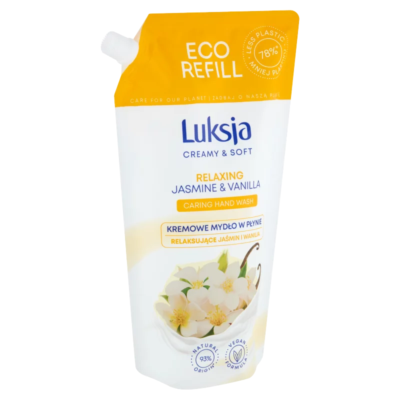Luksja Creamy & Soft folyékony szappan relaxáló jázminnal és vaníliával 900 ml