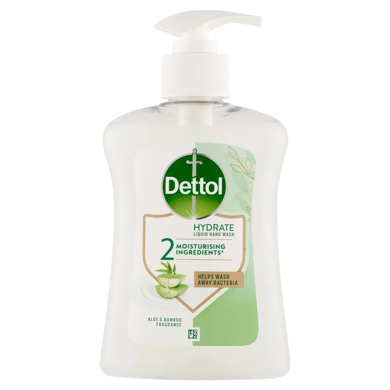 Dettol pumpás folyékony szappan aloe vera és bambusz illattal 250 ml