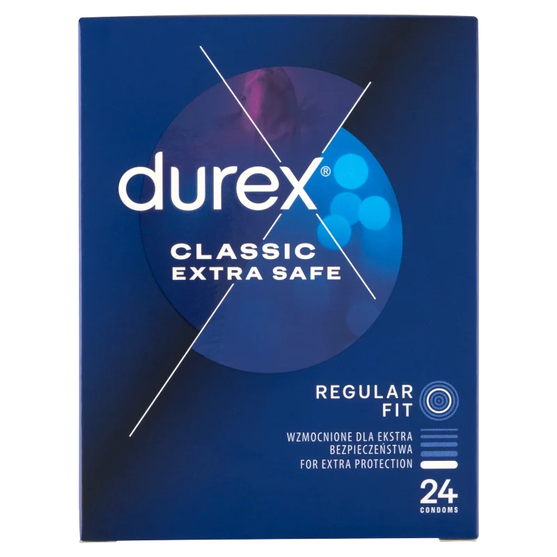 Durex Classic Extra Safe óvszer 24 db