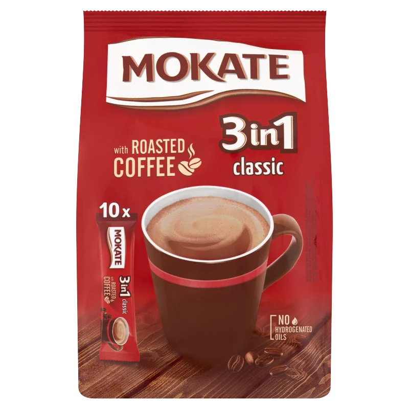 Mokate 3in1 Classic azonnal oldódó kávéspecialitás 10 x 17 g (170 g)