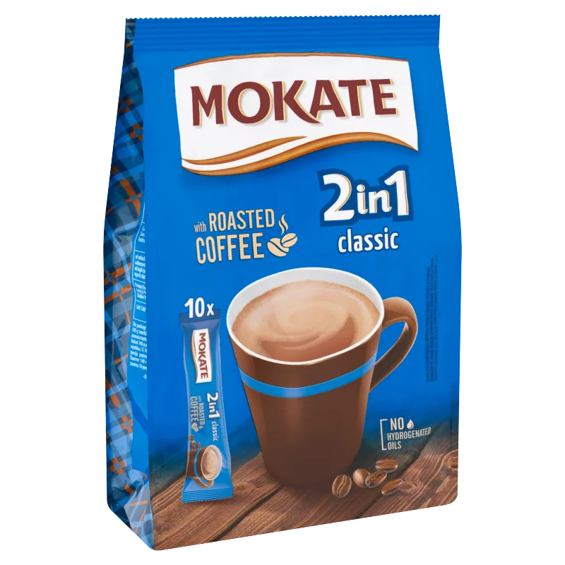 Mokate 2in1 Classic azonnal oldódó kávéspecialitás 10 x 14 g (140 g)