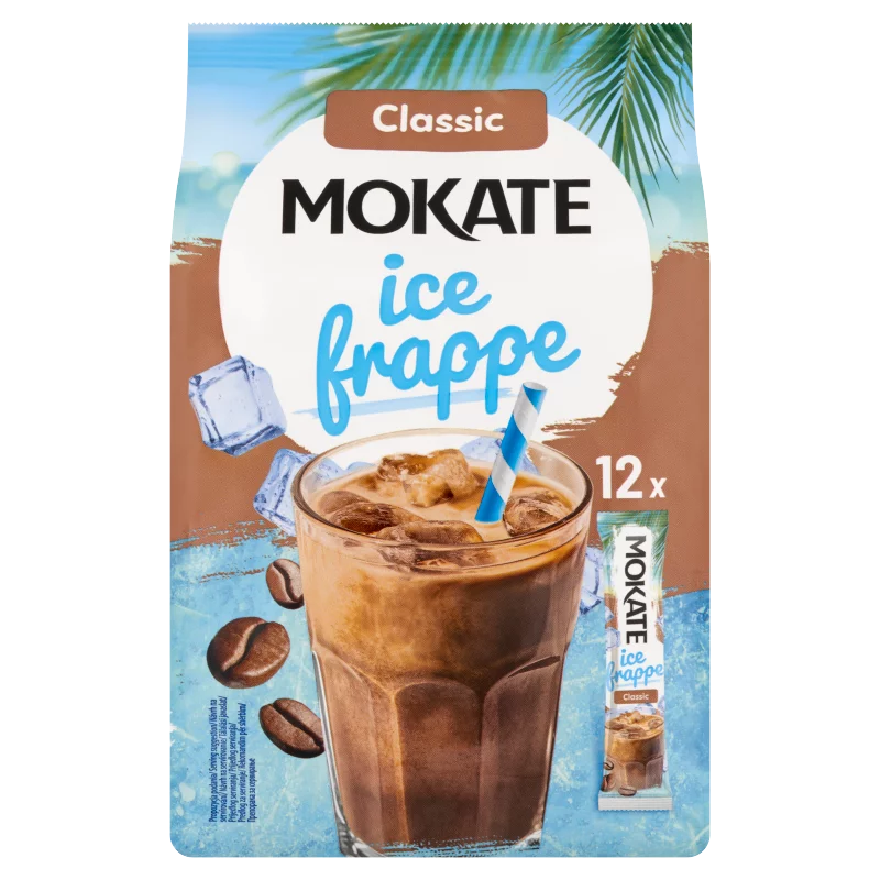 Mokate Ice Frappe Classic instant kávéitalpor 12 x 12,5 g (150 g)