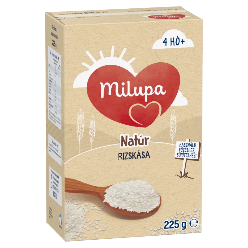 Milupa Natúr rizskása 4 hó+ 225 g