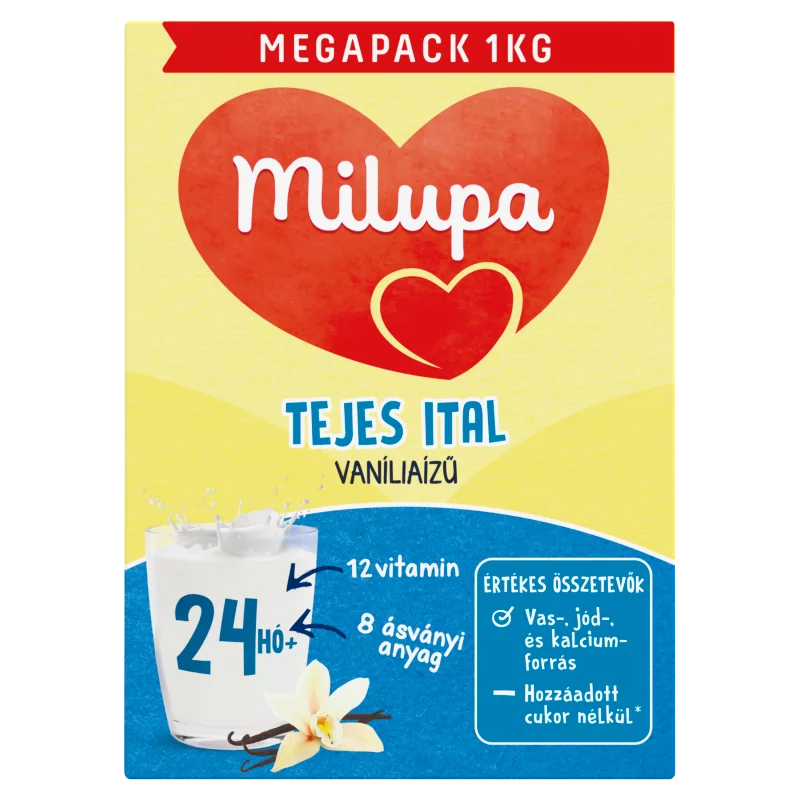 Milupa vaníliaízű tejes ital 24 hó+ 2 x 500 g (1000 g)