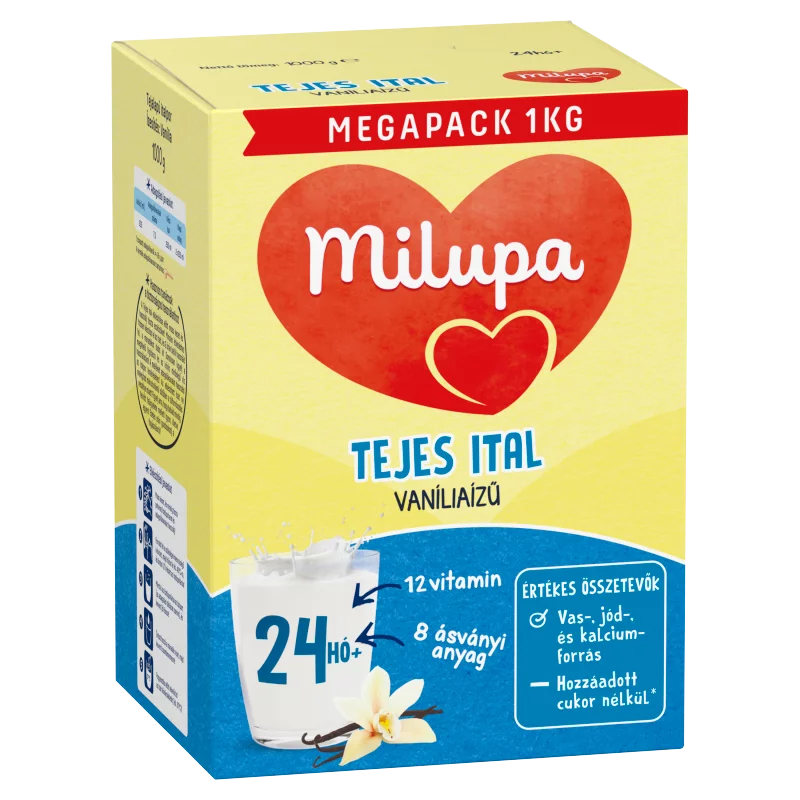 Milupa vaníliaízű tejes ital 24 hó+ 2 x 500 g (1000 g)