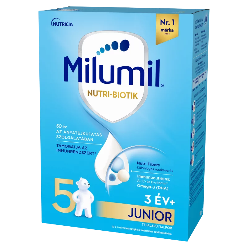 Milumil Nutri-Biotik 5 Junior tejalapú italpor 3 év+ 500 g