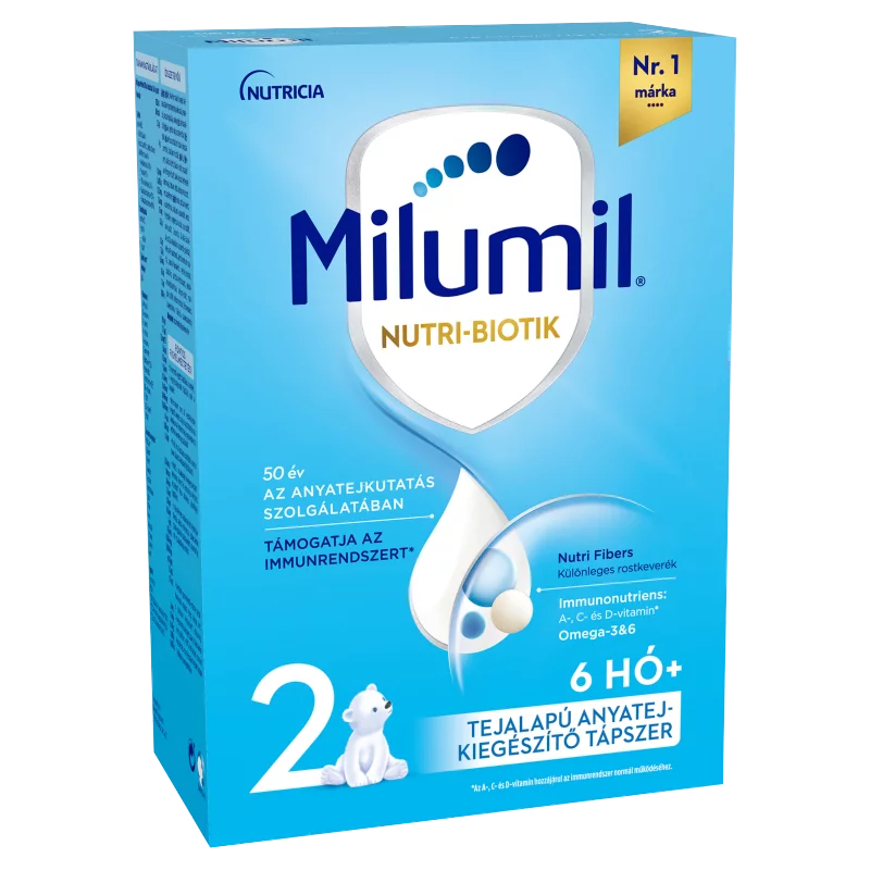 Milumil Nutri-Biotik 2 tejalapú anyatej-kiegészítő tápszer 6 hó+ 500 g