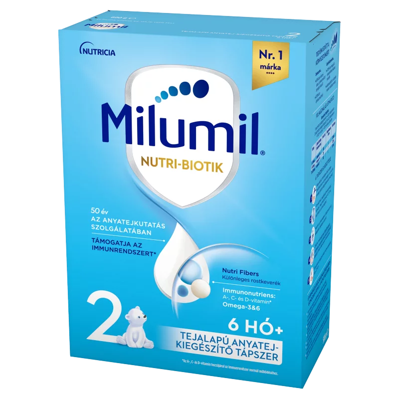 Milumil Nutri-Biotik 2 tejalapú anyatej-kiegészítő tápszer 6 hó+ 500 g