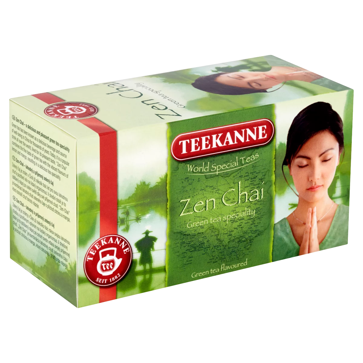 Teekanne Zen Chai citrom és mangó ízesítésű zöld tea 20 filter 35 g