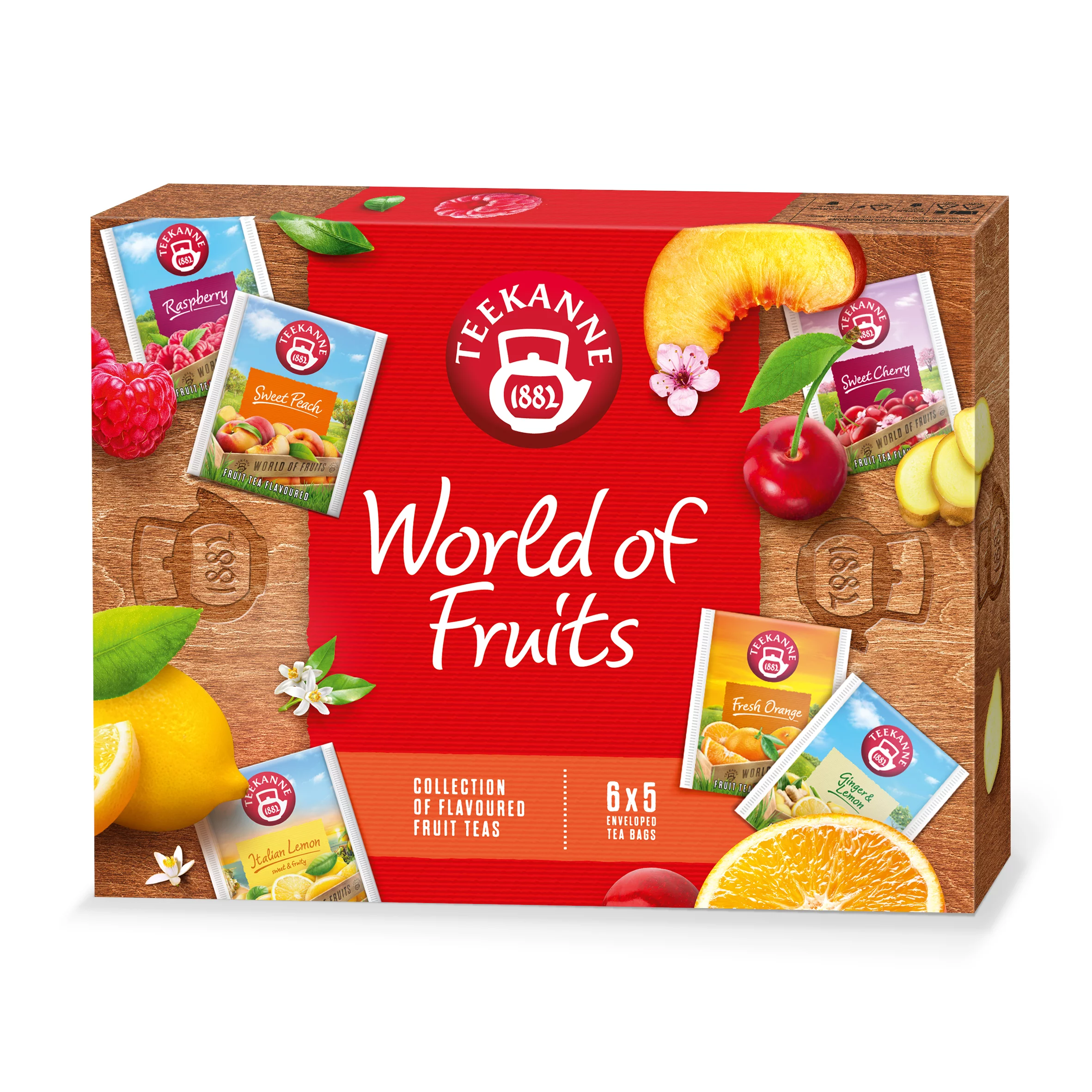 Teekanne gyümölcstea válogatás 66,25g 30 filter World of Fruits