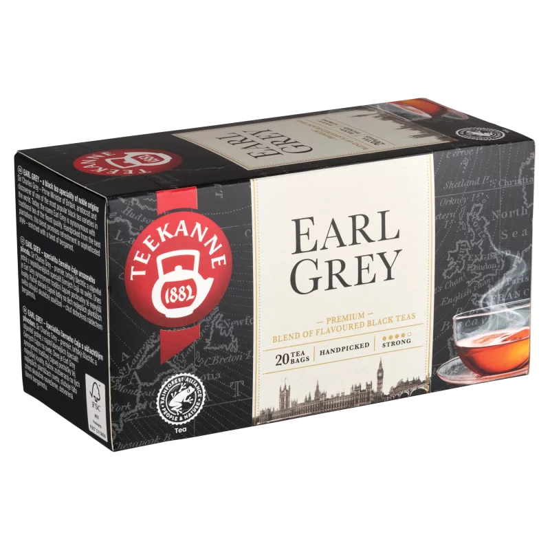 Teekanne Earl Grey bergamott ízesítésű fekete teakeverék 20 filter 33 g