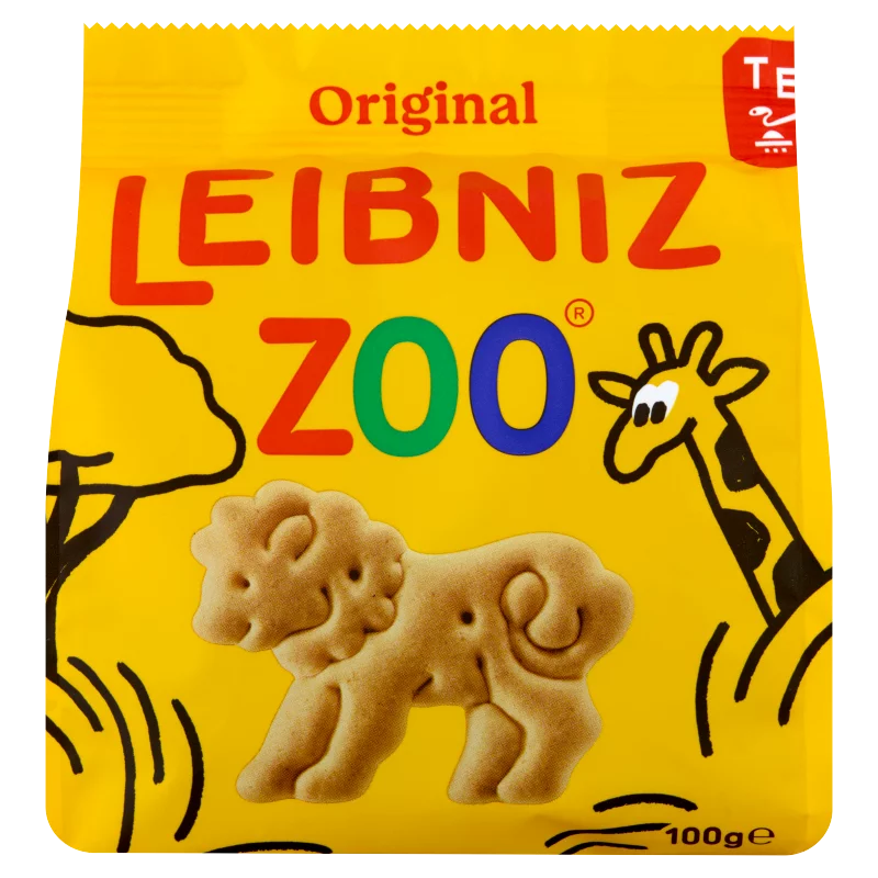 Leibniz Zoo állatfigurás vajas keksz 100 g