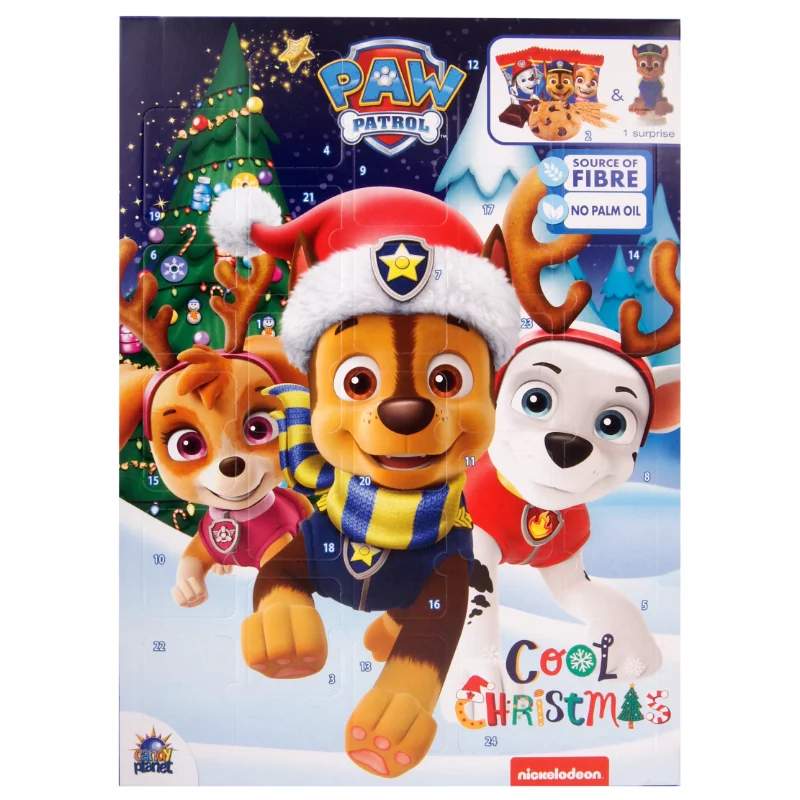 Disney adventi naptár sütivel 132g és meglepetés figurával Mancs Őrjárat