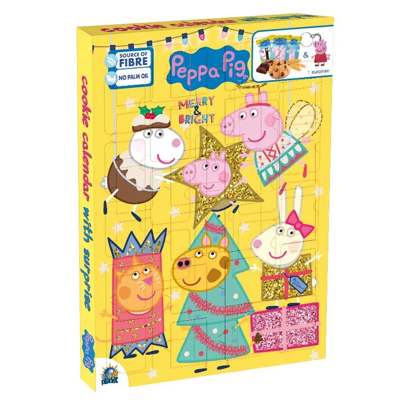 Disney adventi naptár sütivel 132g és meglepetés figurával Peppa Malac