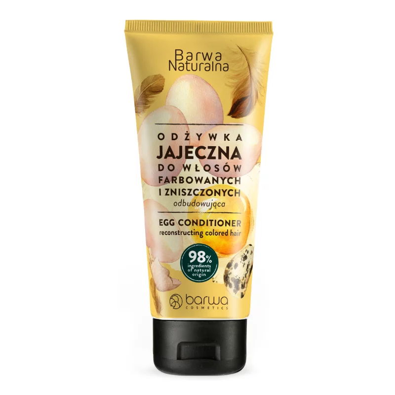 Barwa hajbalzsam 200ml regeneráló tojás - festett és sérült hajra