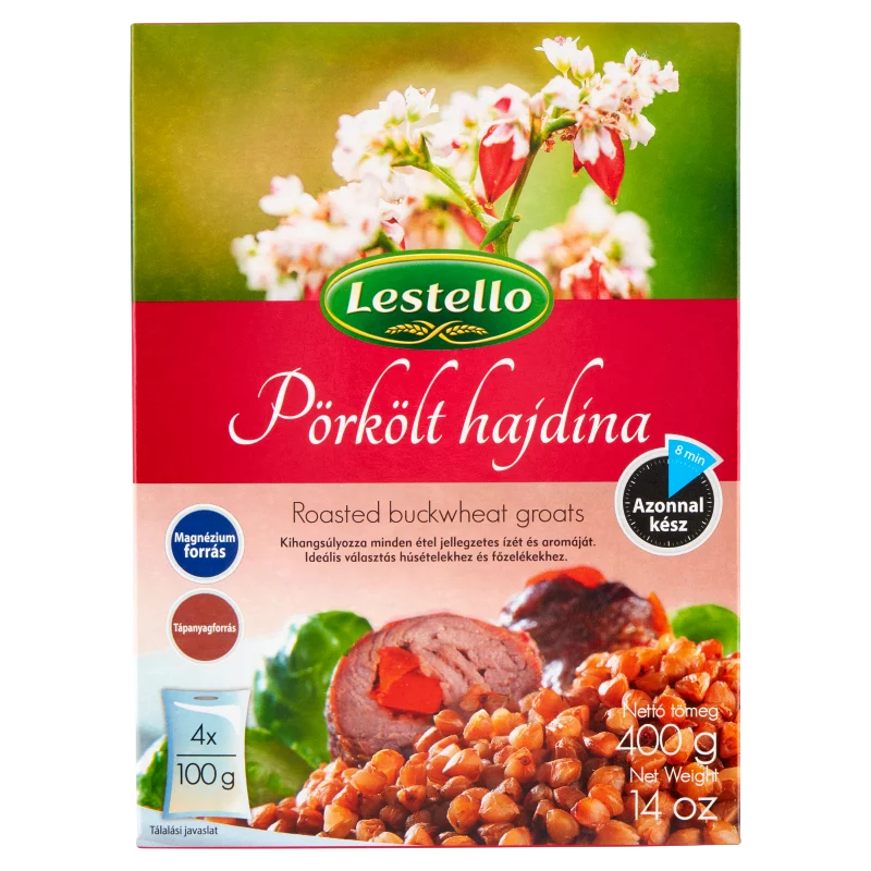 Lestello pörkölt hajdina 4 x 100 g