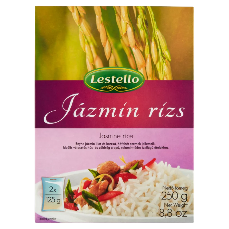 Lestello jázmin rizs 2 x 125 g (250 g)