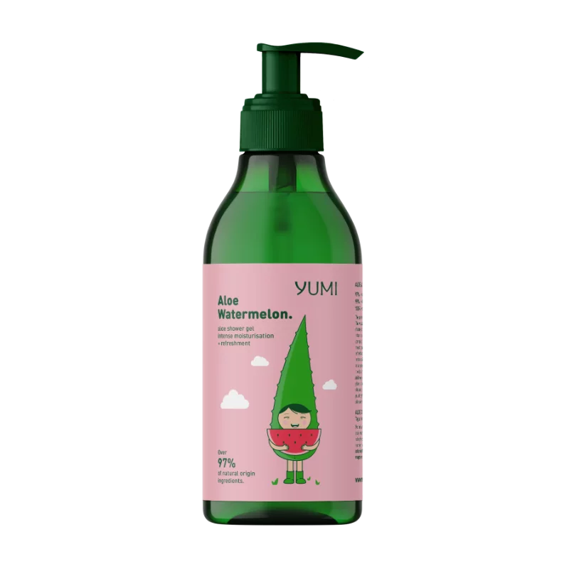 Yumi tusfürdő 400ml Aloe görögdinnyés