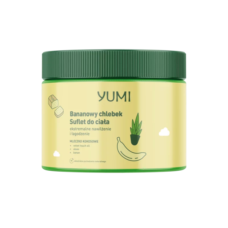 Yumi testápoló szufflé 300ml Aloe banánkenyér
