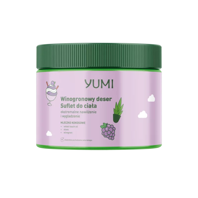 Yumi testápoló szufflé 300ml Aloe szőlő desszertes
