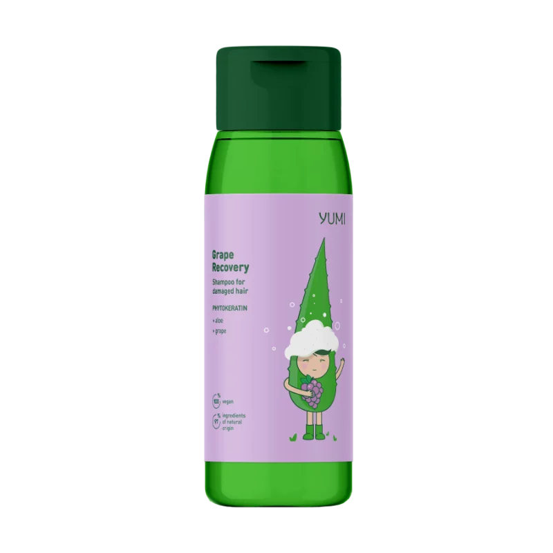 Yumi sampon 300ml regeneráló szőlős (sérült hajra)