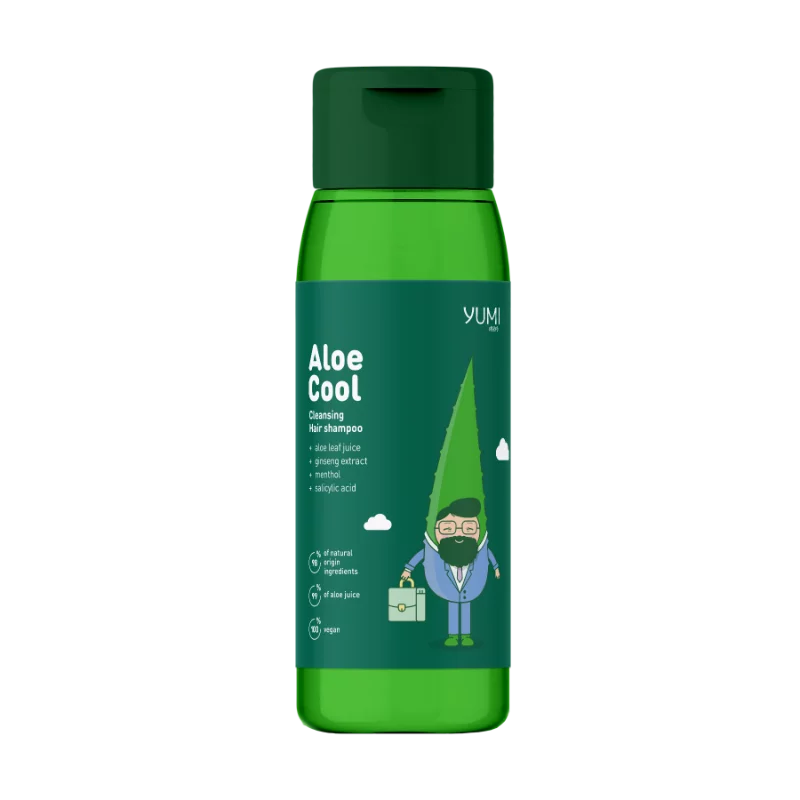 Yumi sampon 300ml Aloe Cool tisztító férfi