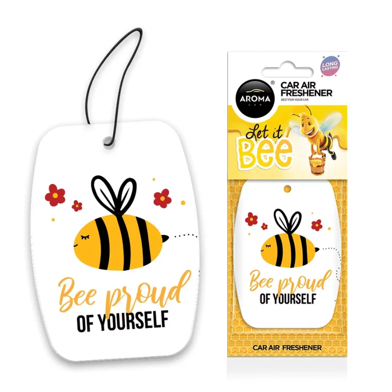 AROMA CAR autóillatosító Cellulose Bee Proud Vanilla