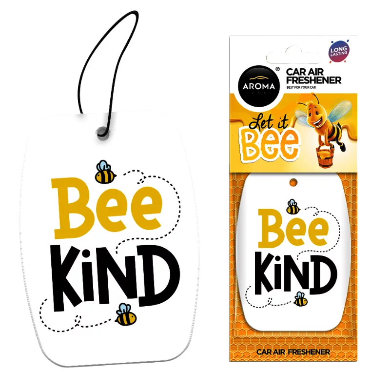AROMA CAR autóillatosító Cellulose Bee Kind White Vanilla