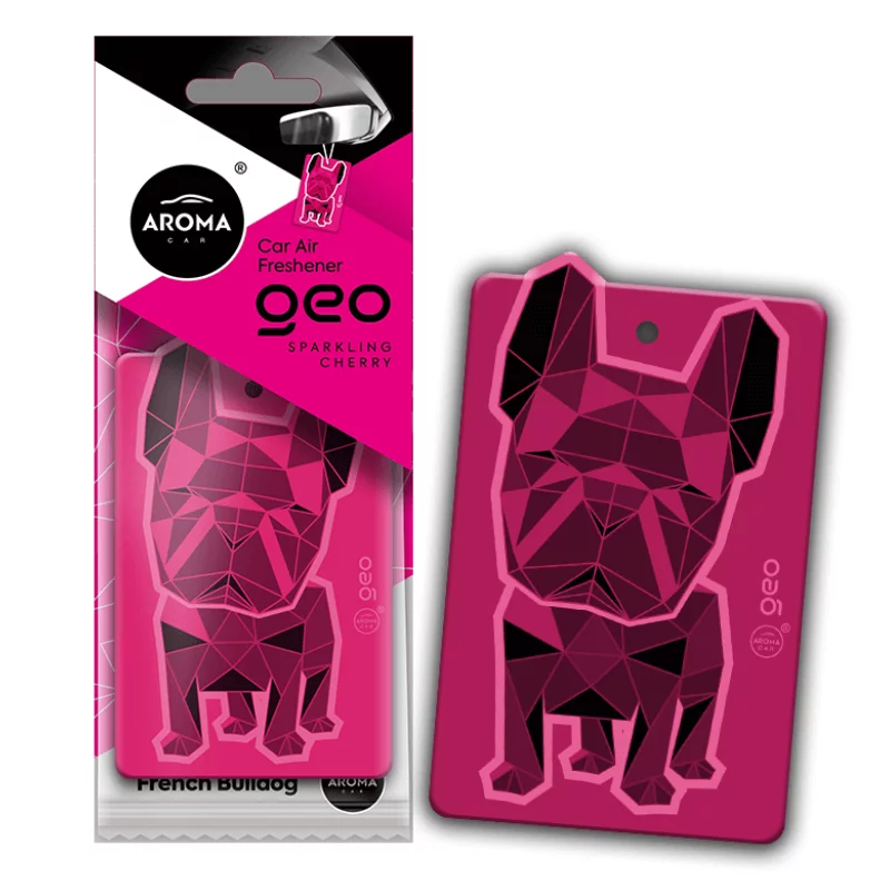 AROMA CAR autóillatosító Geo Dog Cellulose Magenta Sparkling Cherry