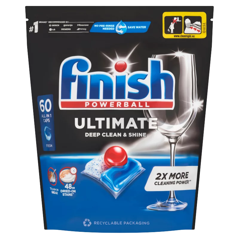 Finish Powerball Ultimate All in 1 Regular mosogatógép kapszula 60 db 774 g