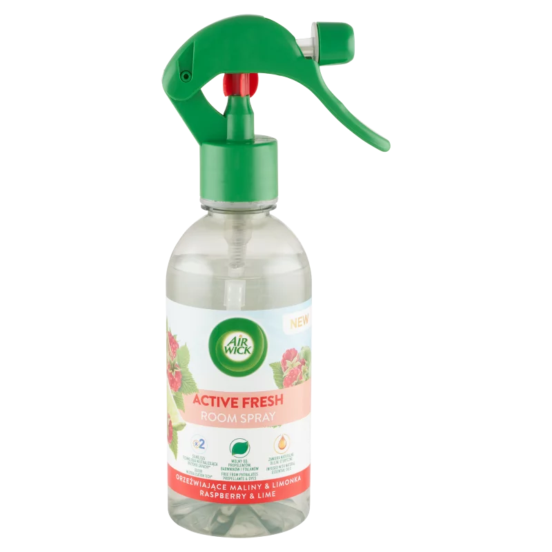 Air Wick Active Fresh málna és lime légfrissítő spray 237 ml