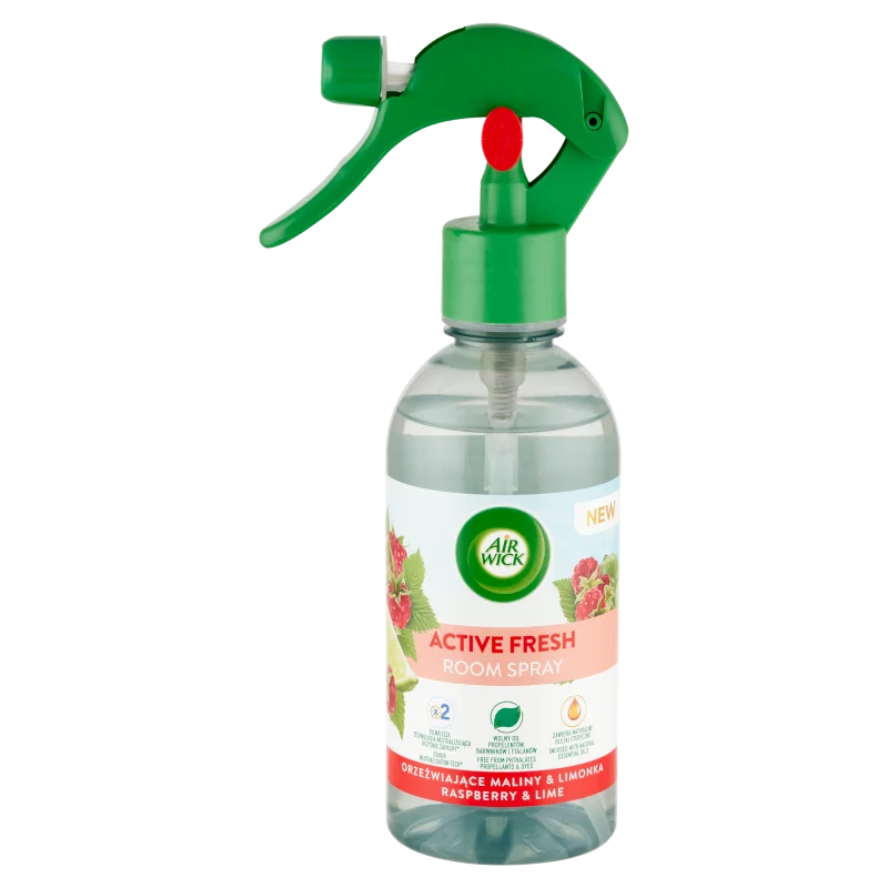 Air Wick Active Fresh Málna és Lime légfrissítő spray 237 ml