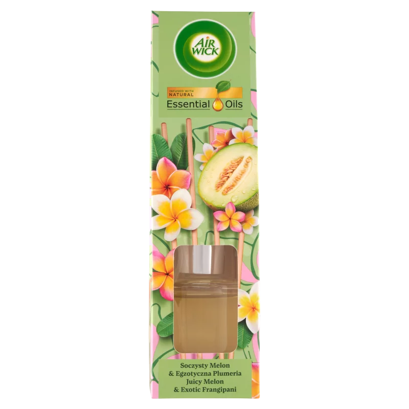 Air Wick Essential Oils Lédús Dinnye és Frangipáni pálcikás légfrissítő 40 ml 