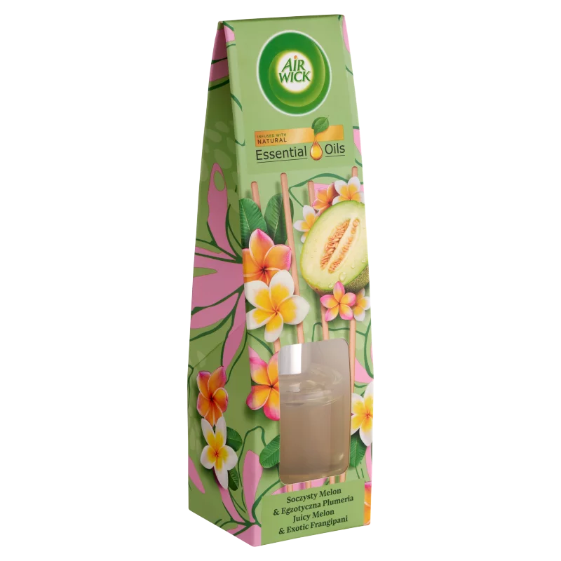 Air Wick Essential Oils Lédús Dinnye és Frangipáni pálcikás légfrissítő 40 ml 