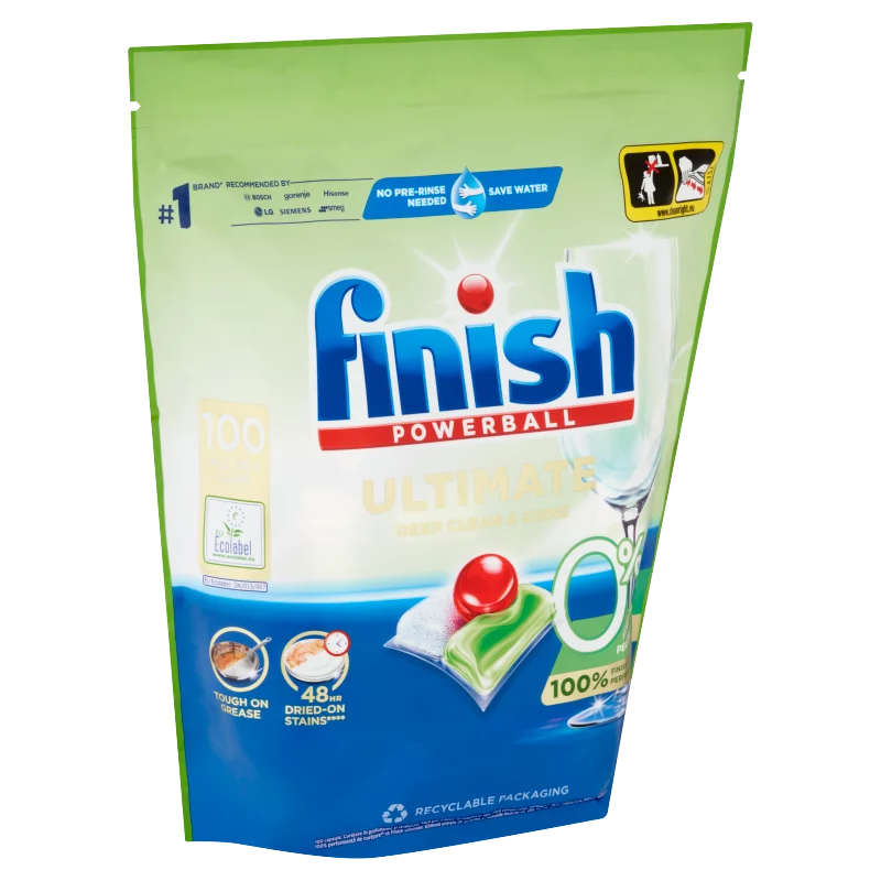 Finish Powerball Ultimate All in 1 0% mosogatógép kapszula 100 db 1270 g