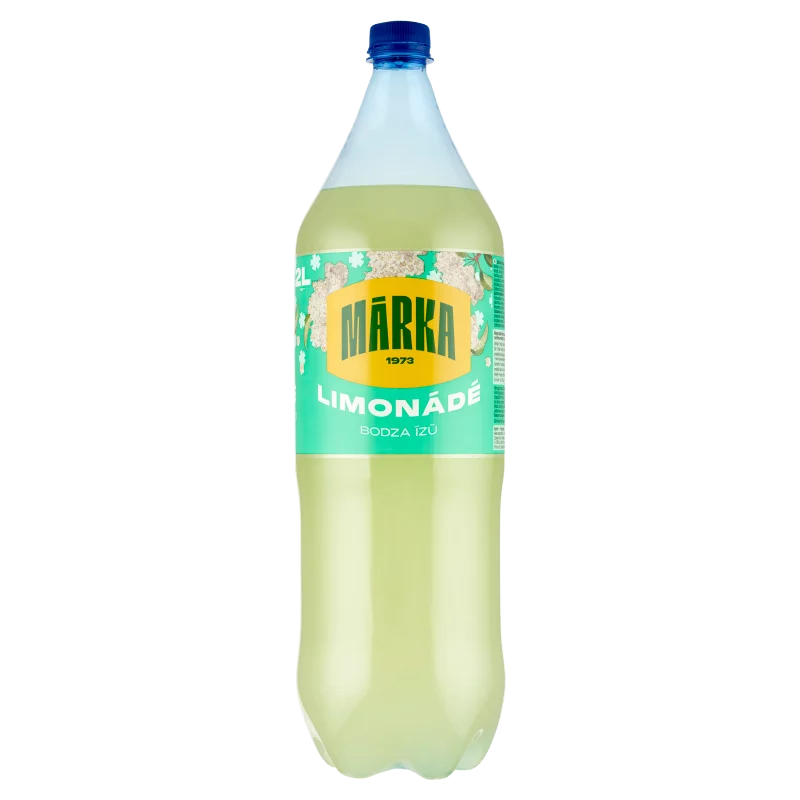 Márka Limonádé bodza-lime ízű szénsavas üdítőital cukorral 2 l