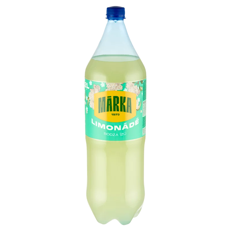 Márka Limonádé bodza-lime ízű szénsavas üdítőital cukorral 2 l