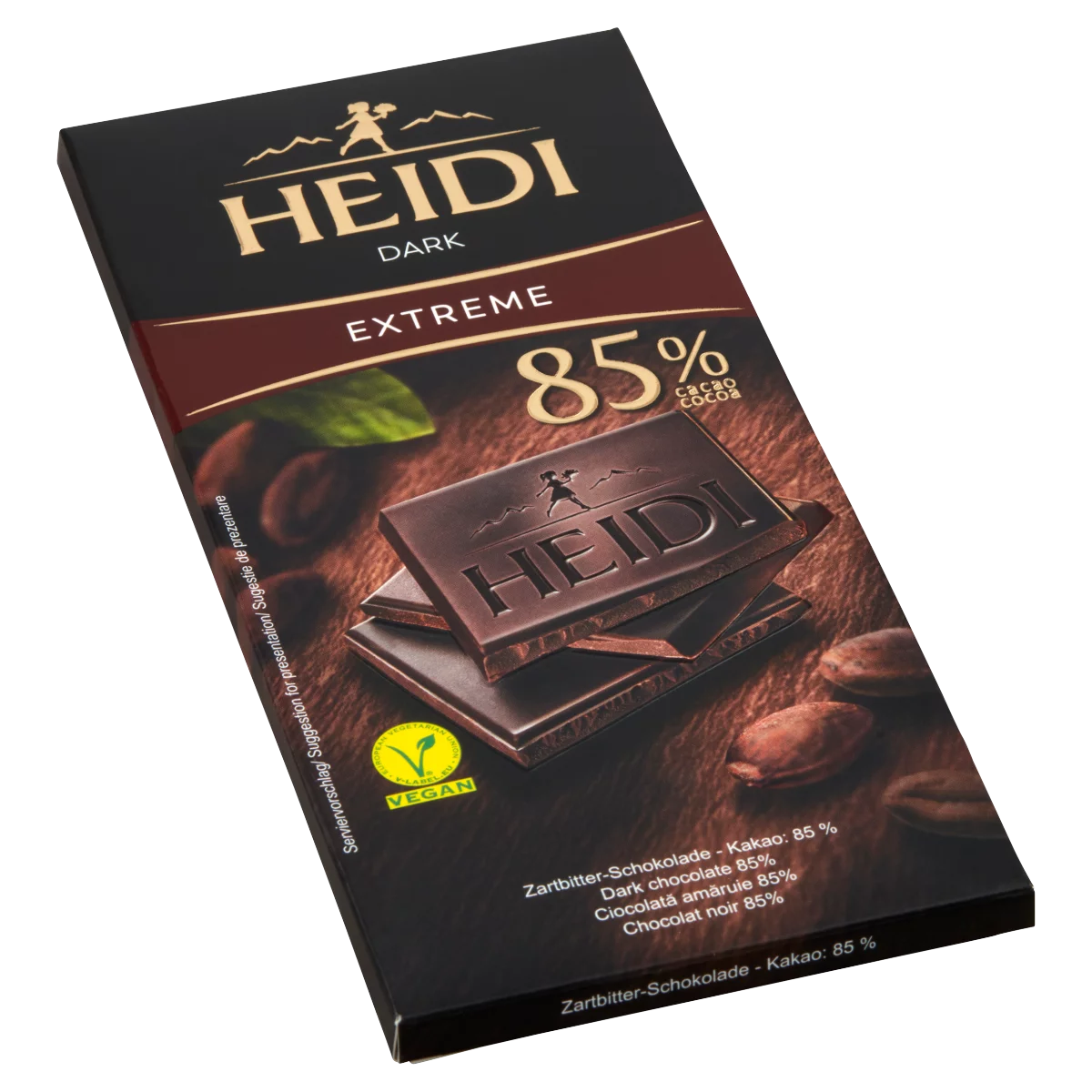 Heidi étcsokoládé 85% 80 g