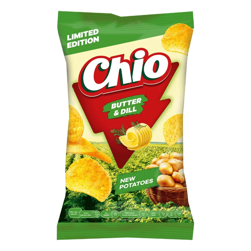 Chio burgonyachips 125g kapros és vajas