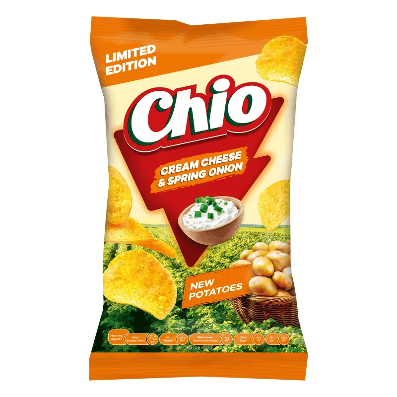 Chio burgonyachips 125g krémsajtos és újhagymás