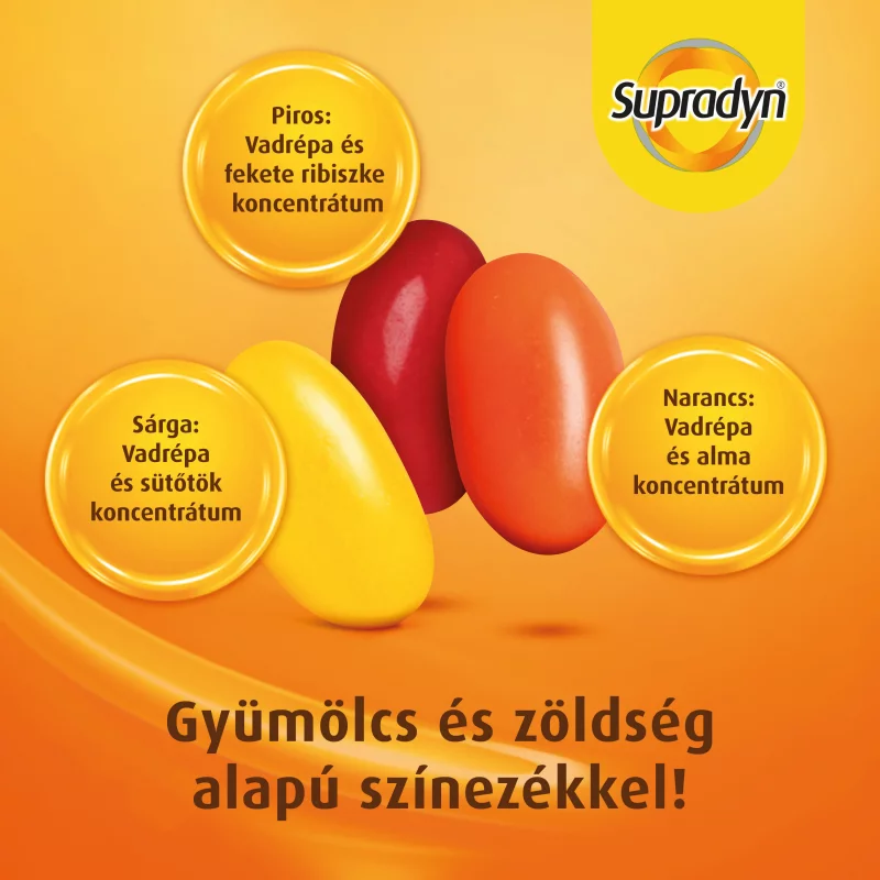 Supradyn Kids Complex multivitamin ásványi anyagokkal étrend-kiegészítő zselé 60 x 1,8 g (108 g)