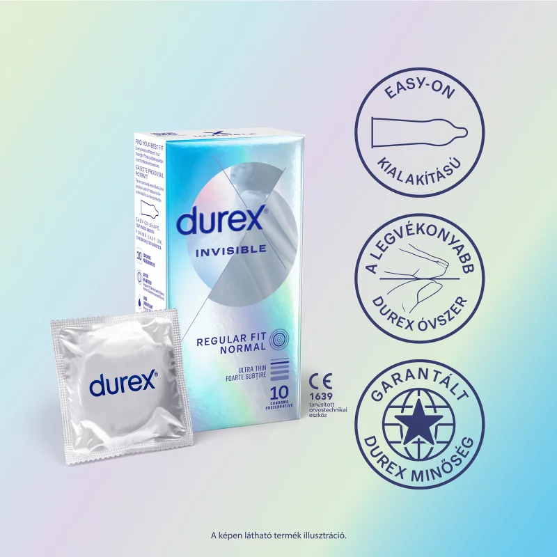 Durex Invisible óvszer 10 db