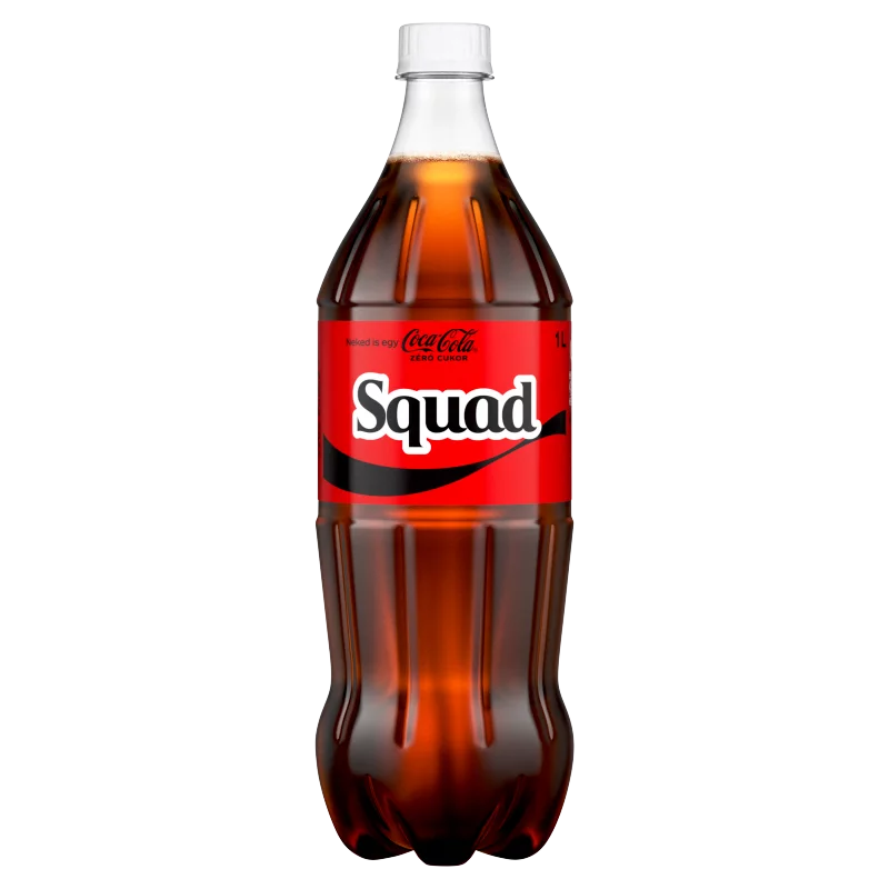 Coca-Cola zéró cukor colaízű energiamentes szénsavas üdítőital édesítőszerekkel 1 l